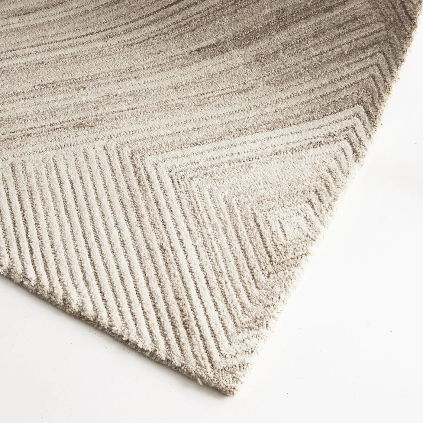 Fremantle Beige Wool Rug