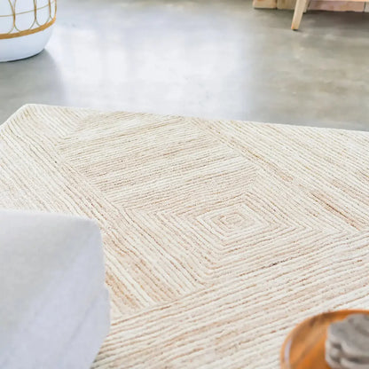 Fremantle Beige Wool Rug