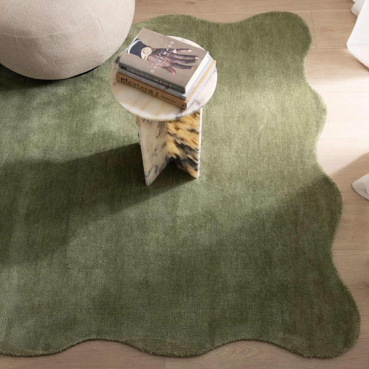 Wooli Green Rug