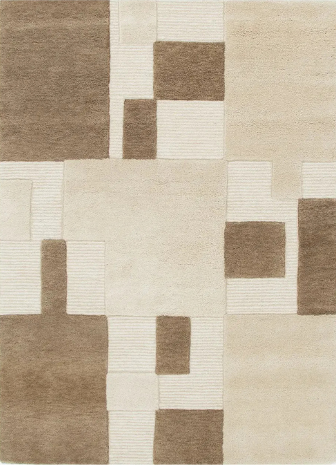 Glenelg Beige & Brown Wool Rug