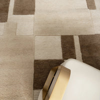 Glenelg Beige & Brown Wool Rug