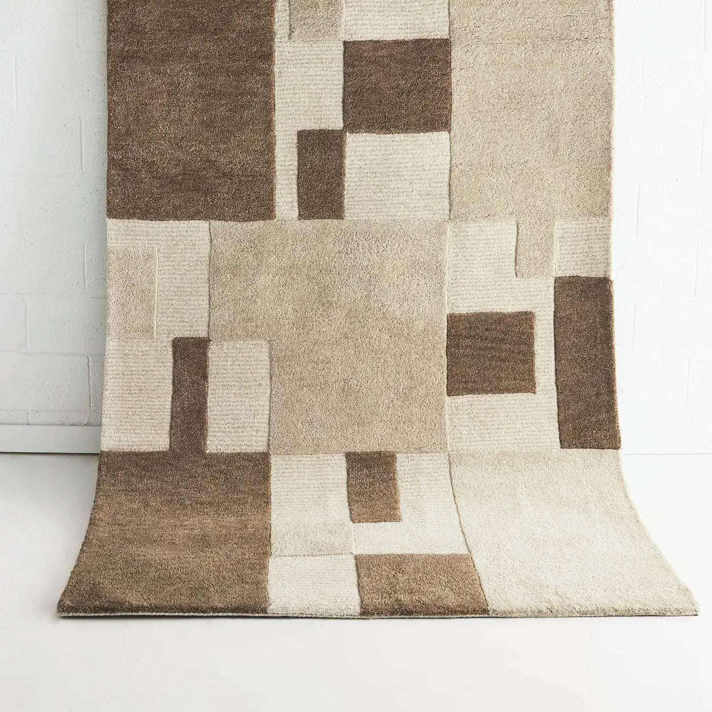 Glenelg Beige & Brown Wool Rug