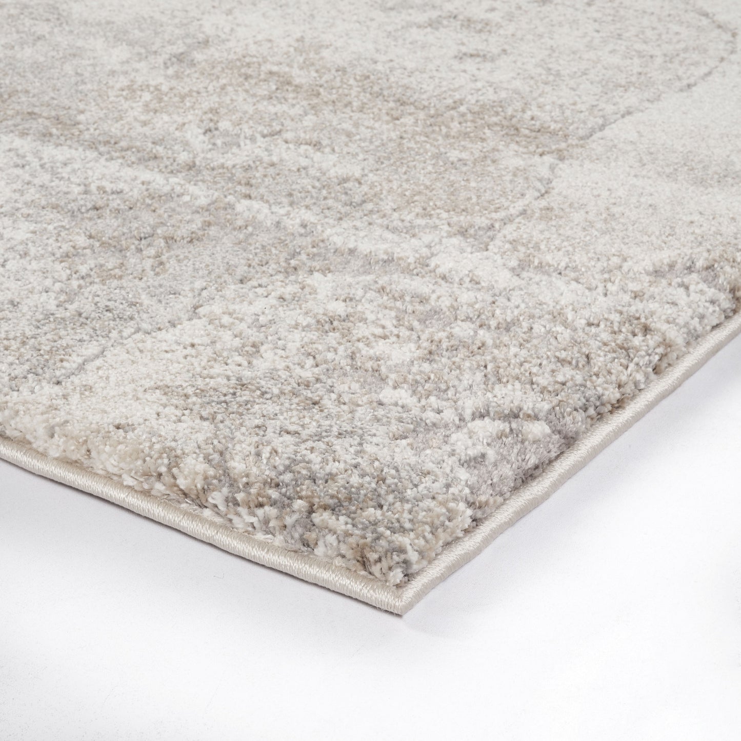 Grove Beige & Brown Polyester Rug