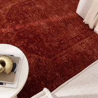 Clunes Maroon Transitional Rug