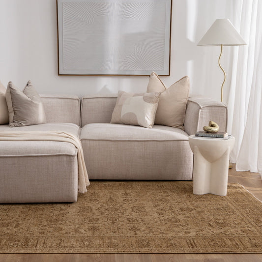 Clunes Brown Transitional Rug