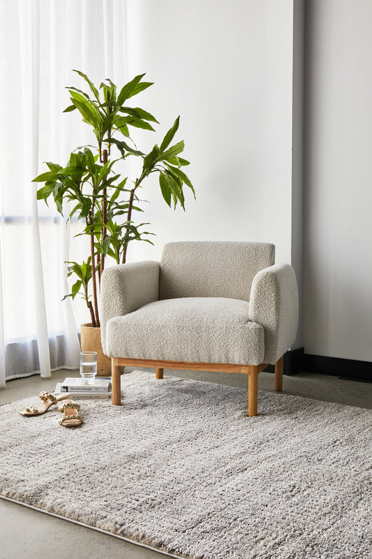 Thredbo Pewter Silver Rug