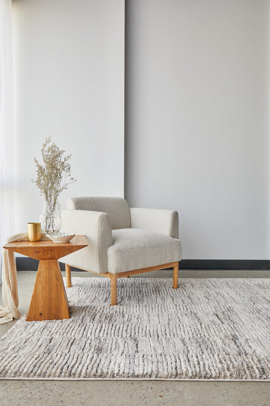 Thredbo Driftwood Silver Rug