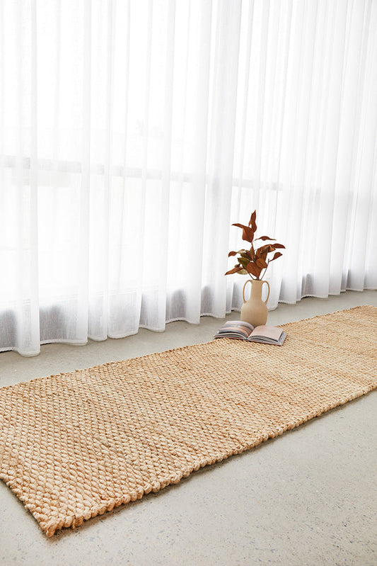 Yanchep Natural Jute Runner Rug