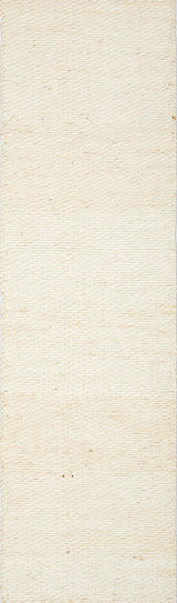 Yanchep White Jute Runner Rug