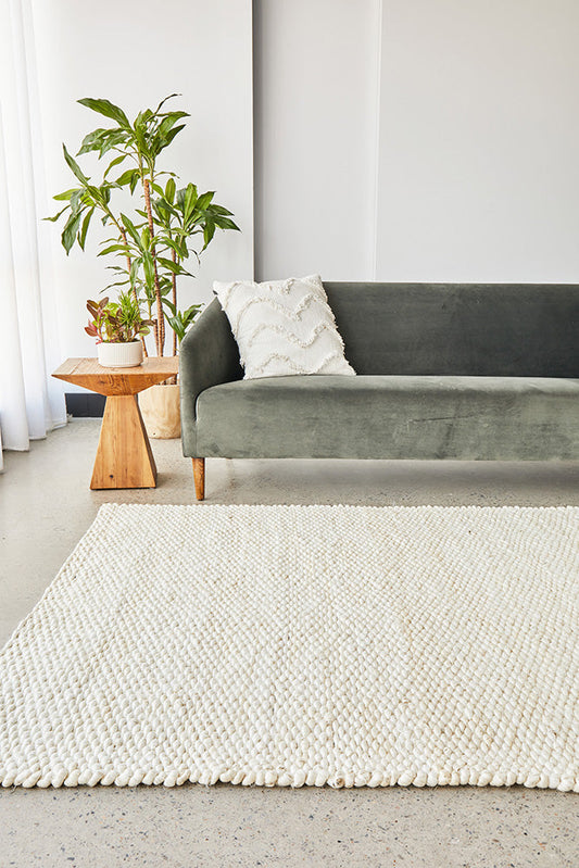 Yanchep White Jute Rug
