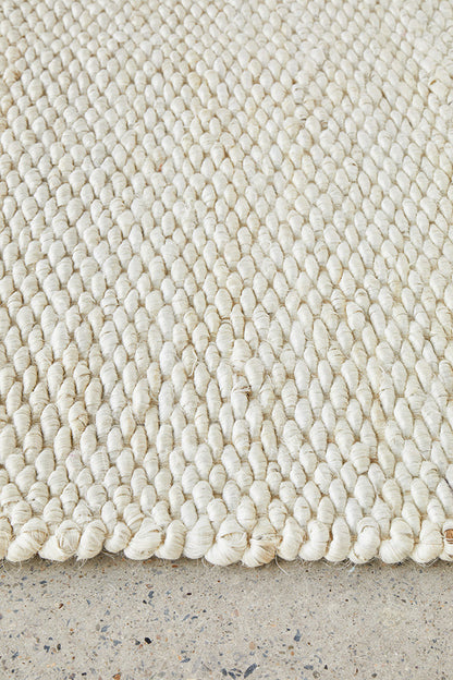 Yanchep White Jute Rug