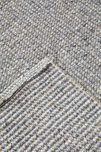 Lennox Graphite Wool & Jute Runner Rug