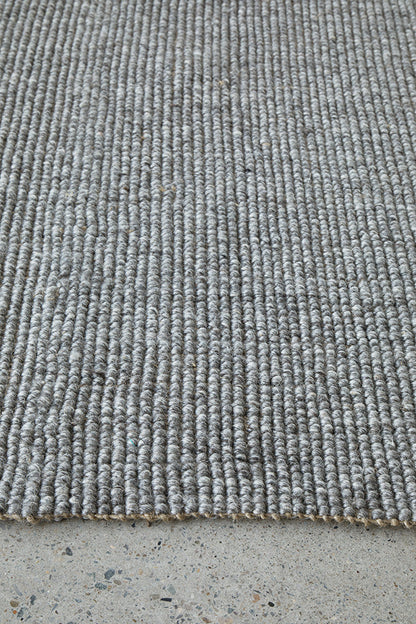 Lennox Graphite Wool & Jute Rug