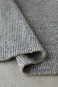 Lennox Graphite Wool & Jute Rug