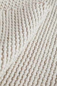Lennox Cream Wool & Jute Runner Rug