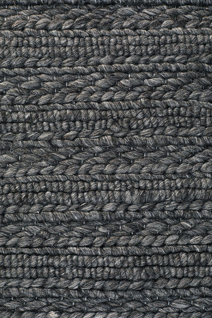 Nundle Charcoal Wool Rug
