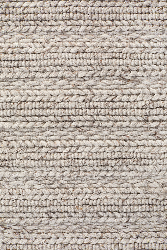 Nundle Silver Wool Rug