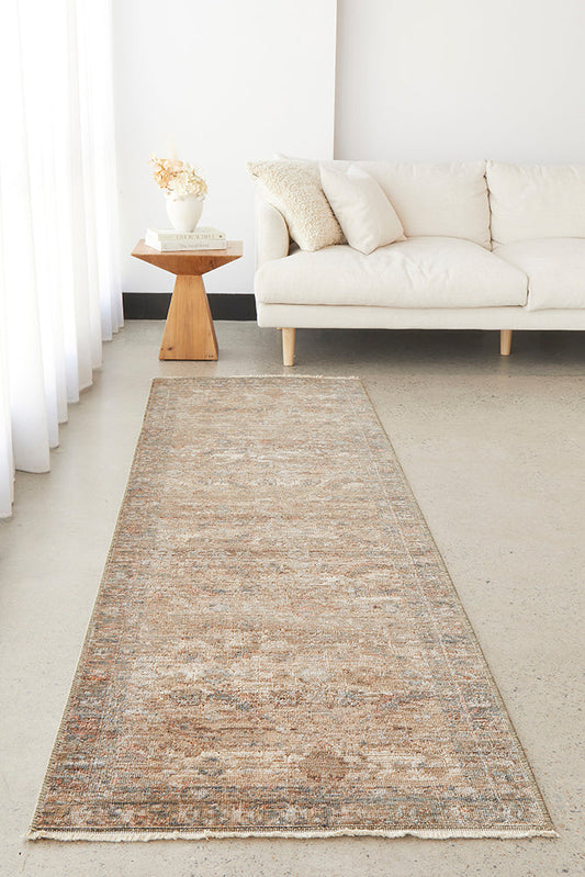 Wollombi Driftwood Natural Runner Rug