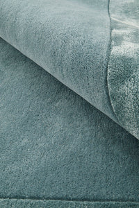 Gerroa Blue Wool Runner Rug