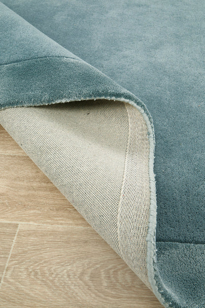 Gerroa Blue Wool Rug