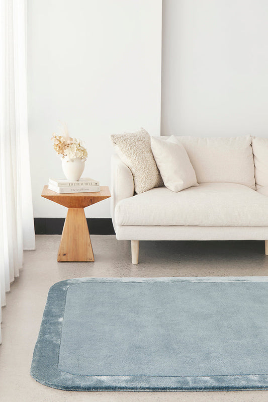 Gerroa Blue Wool Rug
