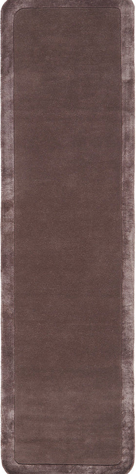 Gerroa Natural Brown Wool Runner Rug