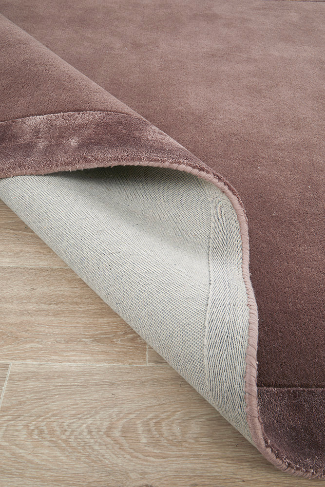 Gerroa Natural Brown Wool Runner Rug