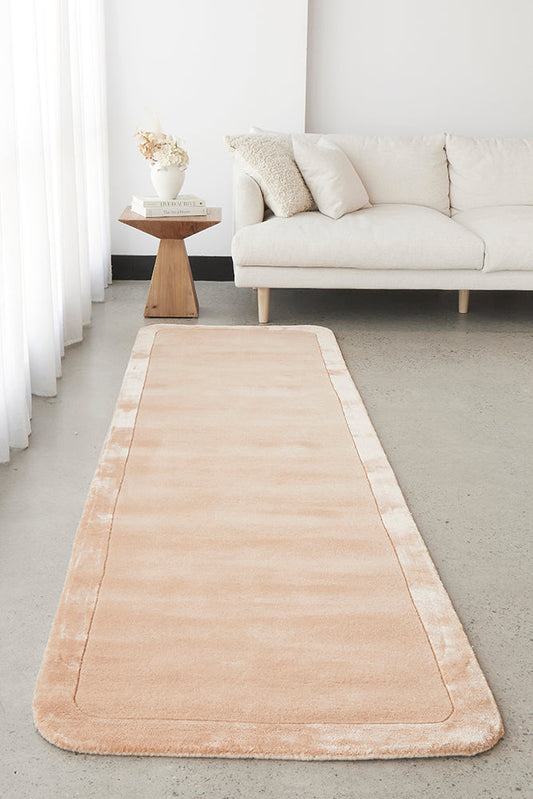 Gerroa Nude Wool Runner Rug