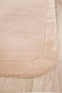 Gerroa Nude Wool Runner Rug
