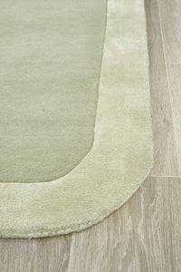Gerroa Sage Wool Runner Rug