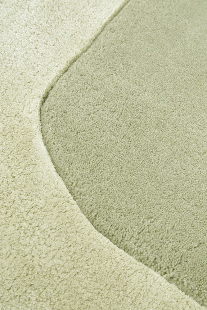 Gerroa Sage Wool Runner Rug