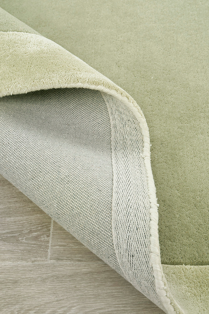 Gerroa Sage Wool Runner Rug