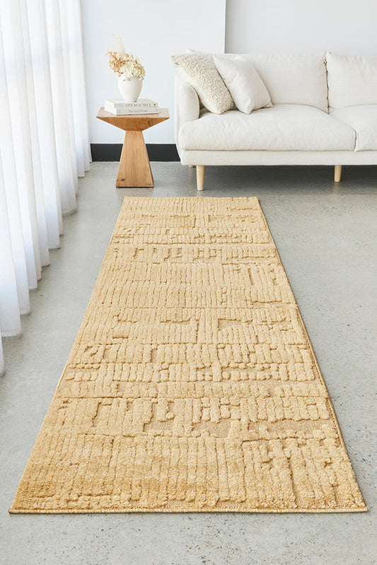 Mollymook Honey Gold Runner Rug