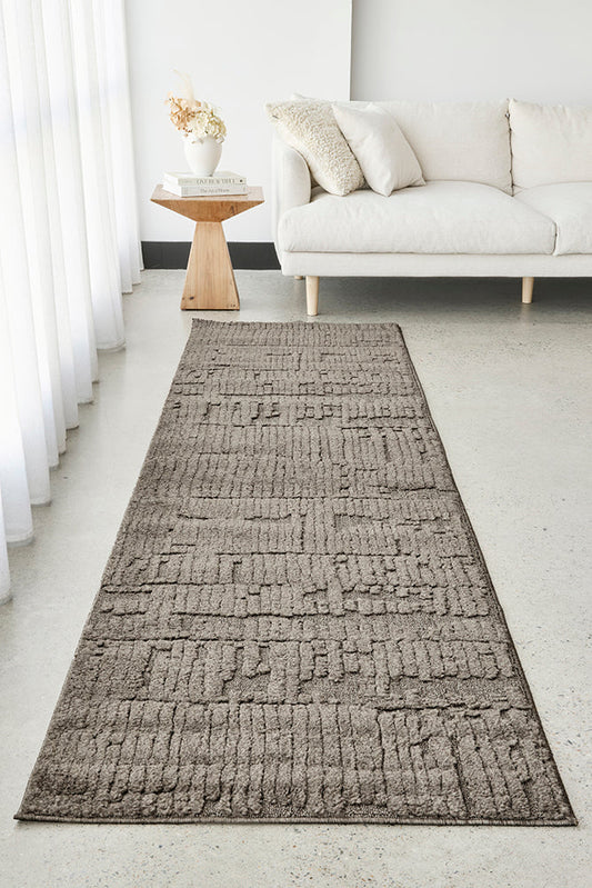 Mollymook Coffee Runner Rug