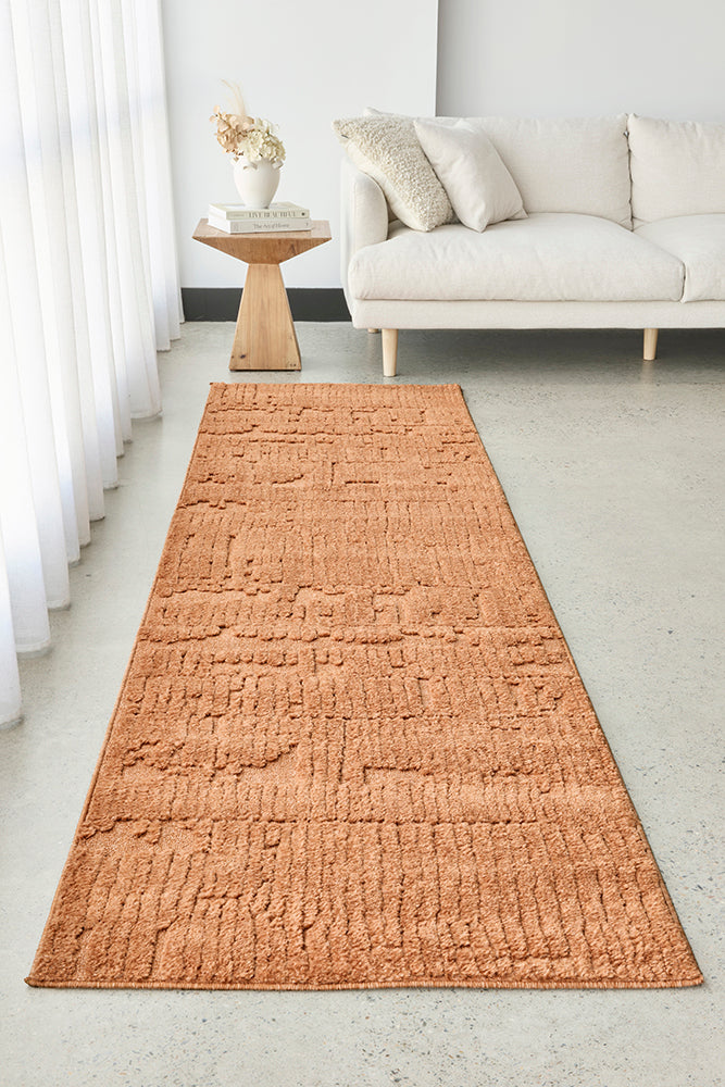 Mollymook Clay Runner Rug