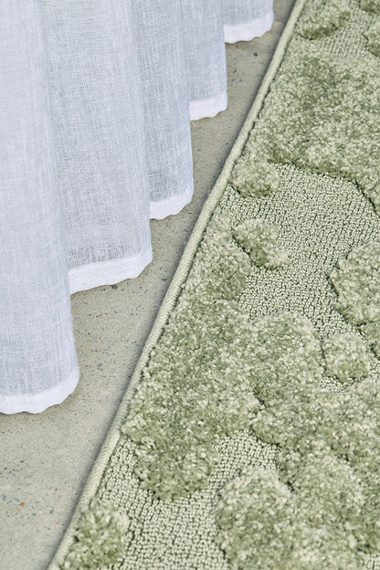 Mollymook Green Runner Rug