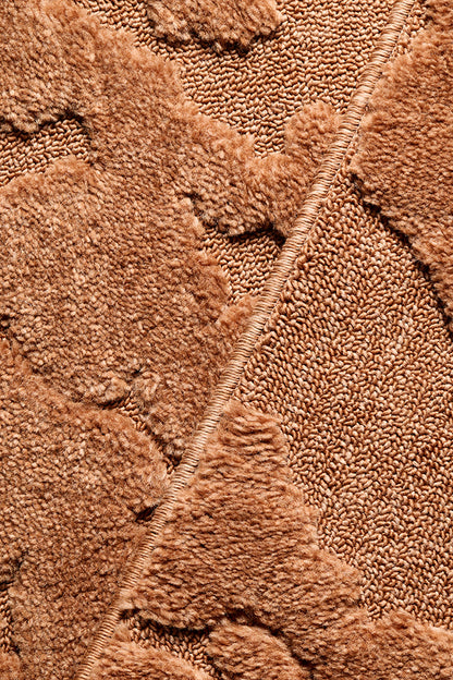 Mollymook Rust Brown Runner Rug