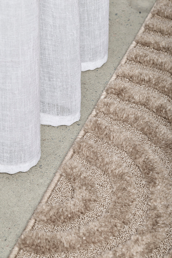 Mollymook Mocha Coast Natural Runner Rug