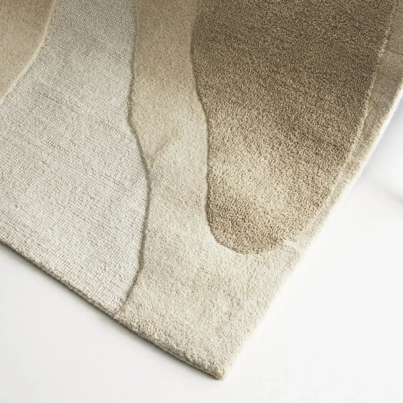 Hahndorf Ivory & Beige Wool Rug