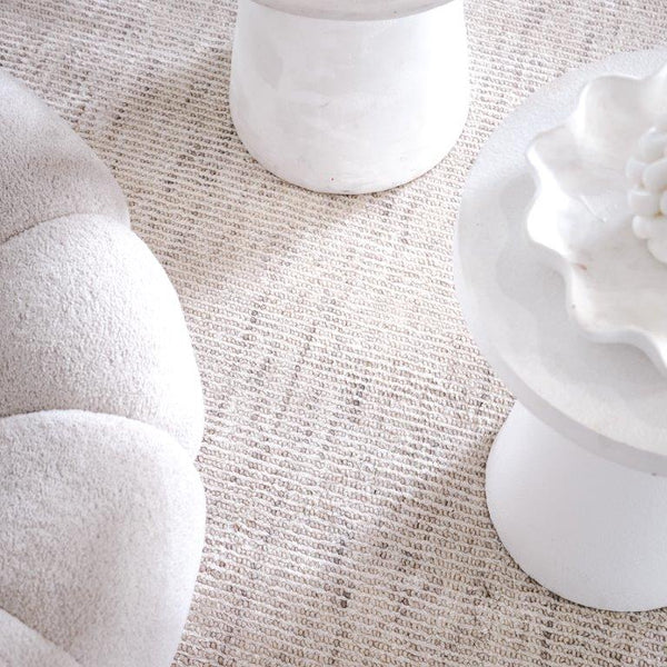 Heath Beige Wool & Cotton Rug