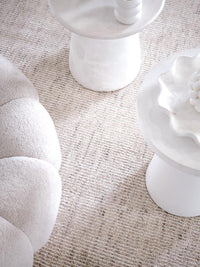 Heath Beige Wool & Cotton Rug