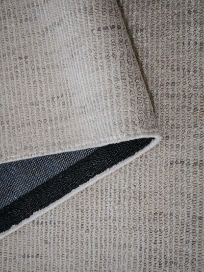 Heath Beige Wool & Cotton Rug