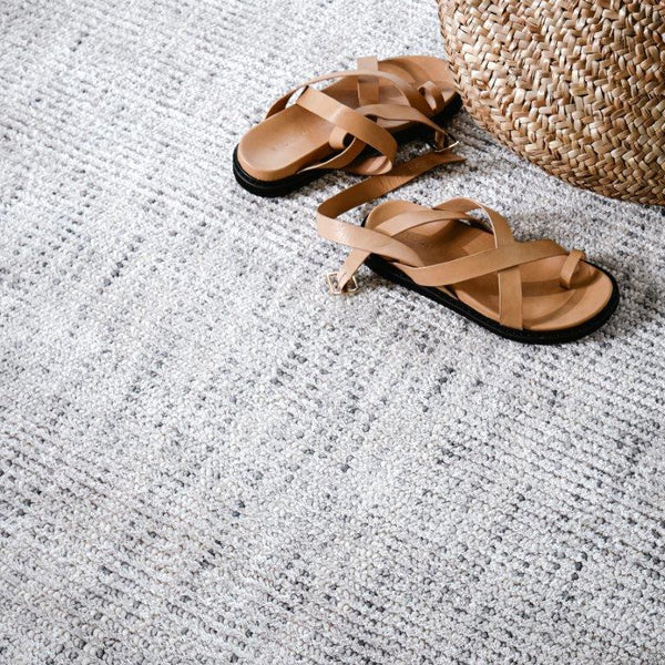 Heath Silver Wool & Cotton Rug