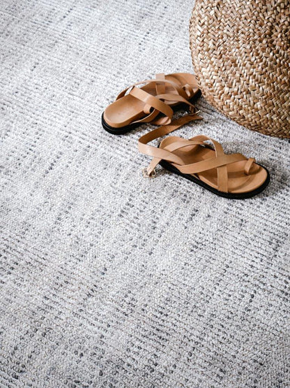 Heath Silver Wool & Cotton Rug