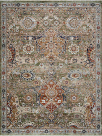 Hunter Green & Multi Rug