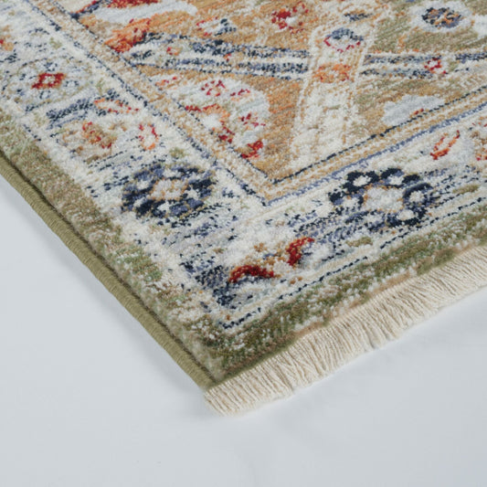 Hunter Green & Multi Rug