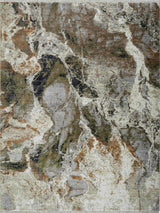 Hunter Green & Rust Rug