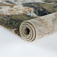 Hunter Green & Rust Rug