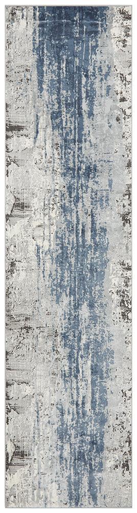 Broulee Driftwood Blue Runner Rug
