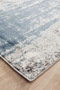 Broulee Driftwood Blue Runner Rug